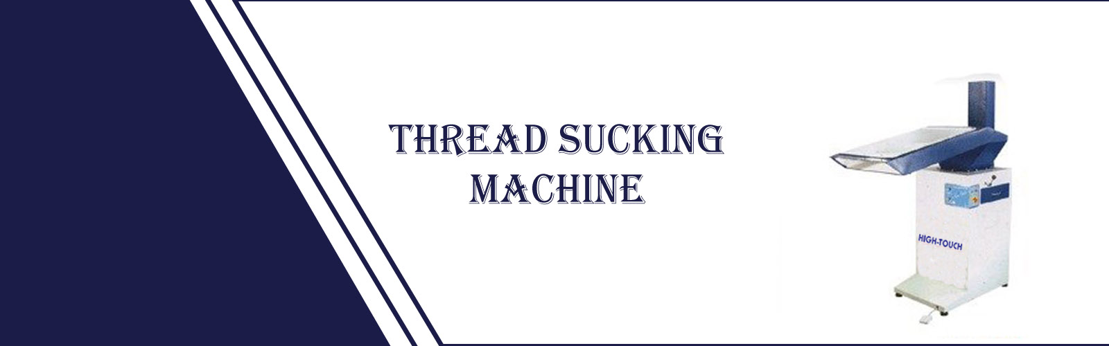 Thread sucking machine